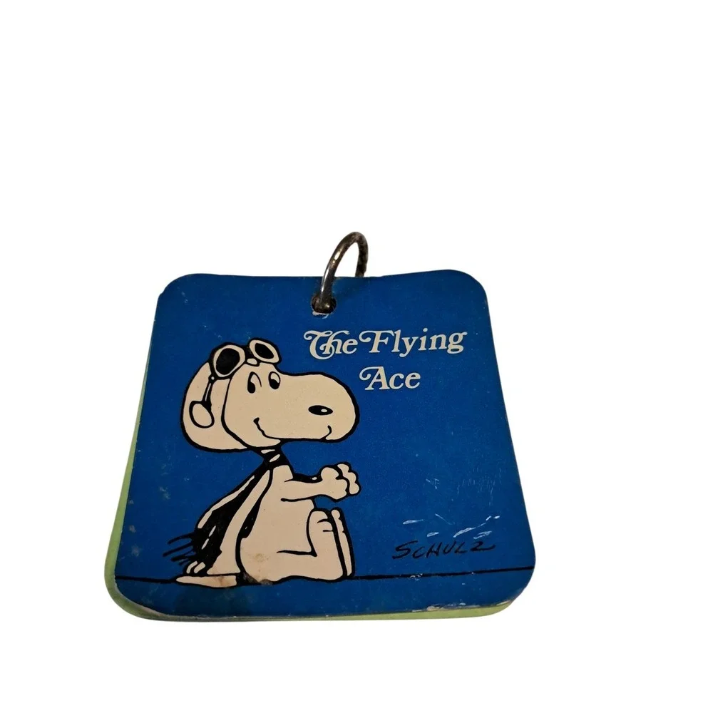 Peanuts Comic Flip Book 1970 Hallmark The Flying Ace WW1 War‎ Pilot Vintage Rare